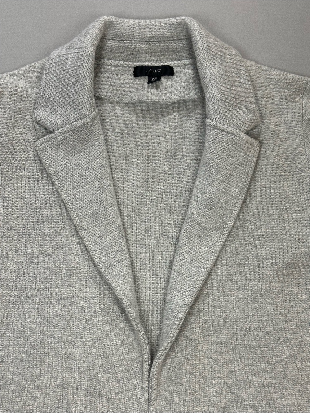 J Crew Sophie Open-Front Sweater Blazer Jacket, Cotton/Wool Blend - Womens XS - Picture 8 of 17